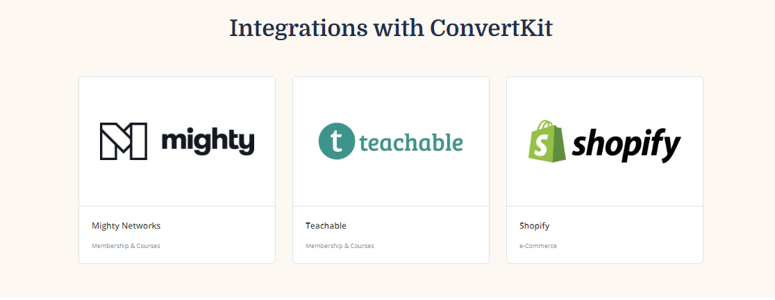 ConverKit Integration Capabilities